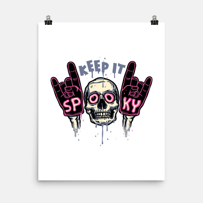 Keep It Spooky-None-Matte-Poster-glitchygorilla
