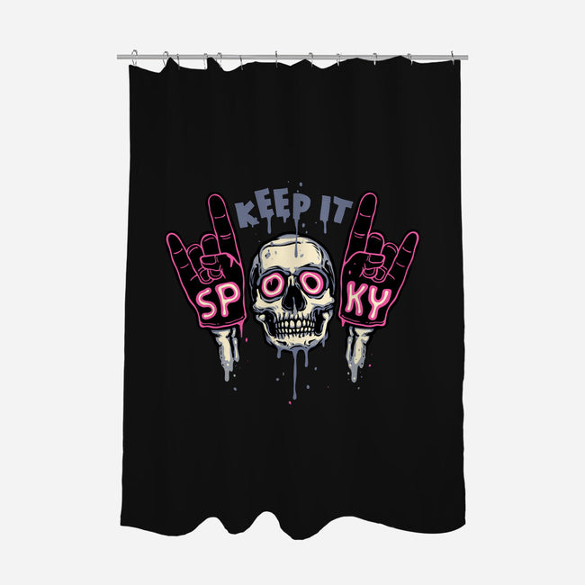 Keep It Spooky-None-Polyester-Shower Curtain-glitchygorilla