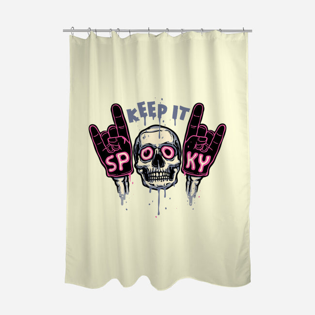 Keep It Spooky-None-Polyester-Shower Curtain-glitchygorilla