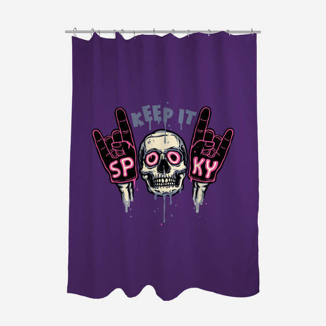 Keep It Spooky-None-Polyester-Shower Curtain-glitchygorilla