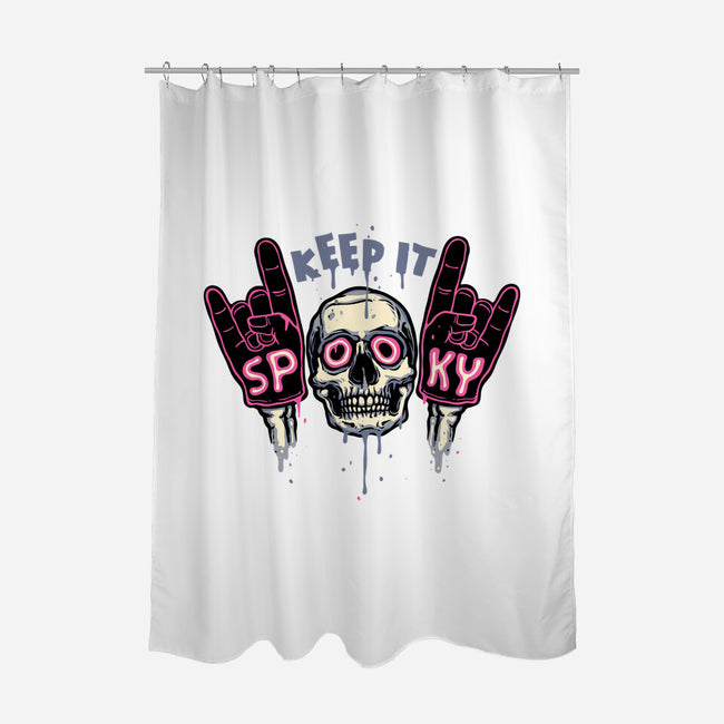 Keep It Spooky-None-Polyester-Shower Curtain-glitchygorilla