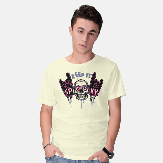 Keep It Spooky-Mens-Basic-Tee-glitchygorilla