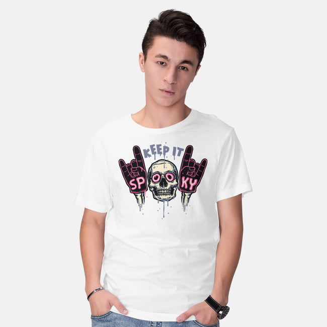 Keep It Spooky-Mens-Basic-Tee-glitchygorilla