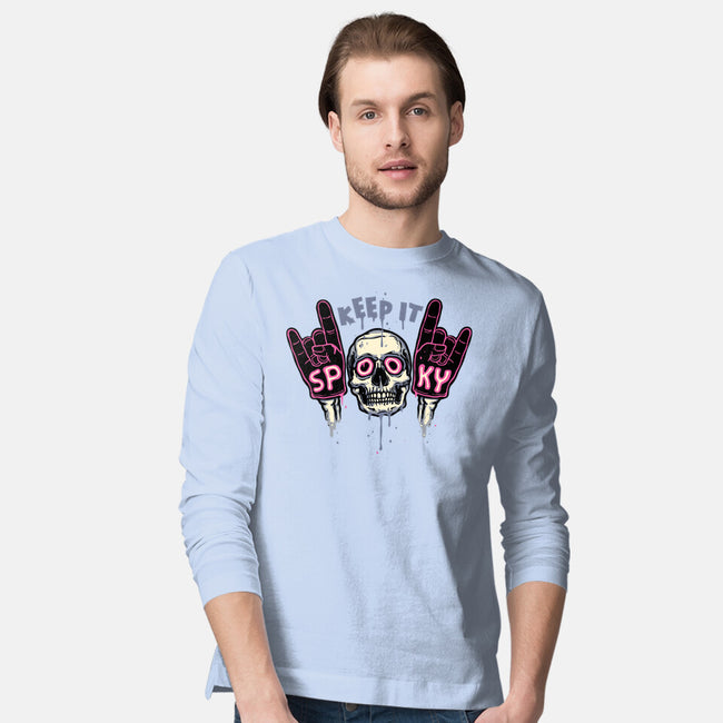 Keep It Spooky-Mens-Long Sleeved-Tee-glitchygorilla