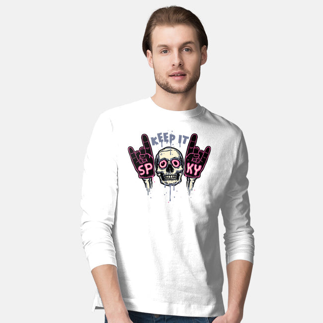 Keep It Spooky-Mens-Long Sleeved-Tee-glitchygorilla