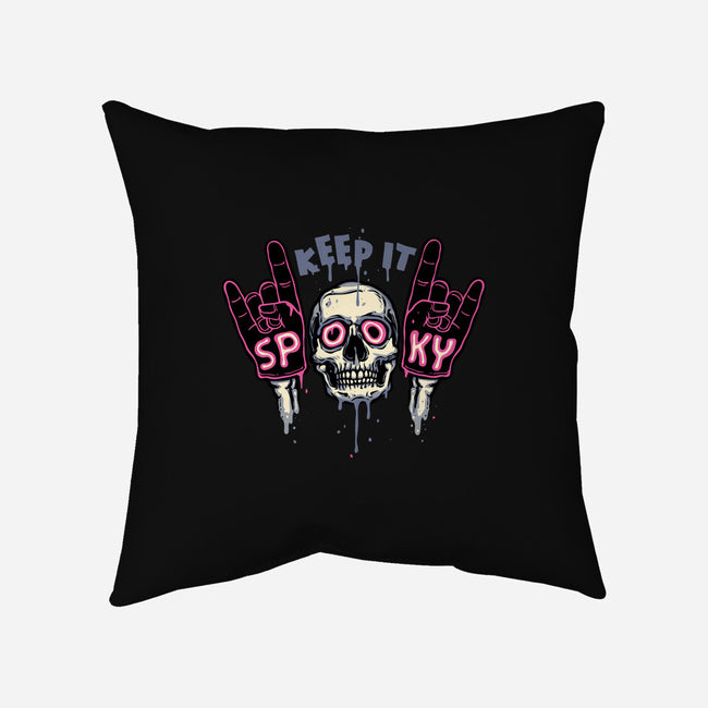 Keep It Spooky-None-Removable Cover w Insert-Throw Pillow-glitchygorilla