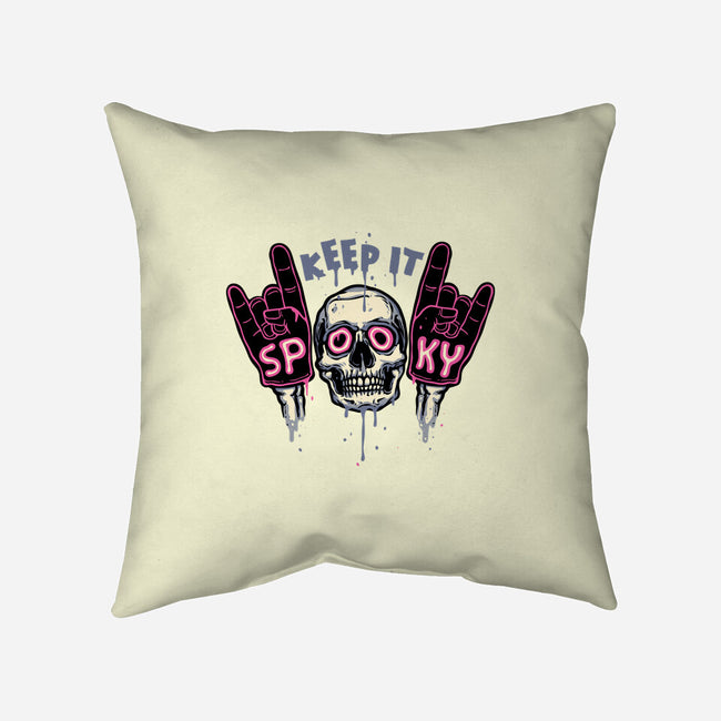 Keep It Spooky-None-Removable Cover w Insert-Throw Pillow-glitchygorilla