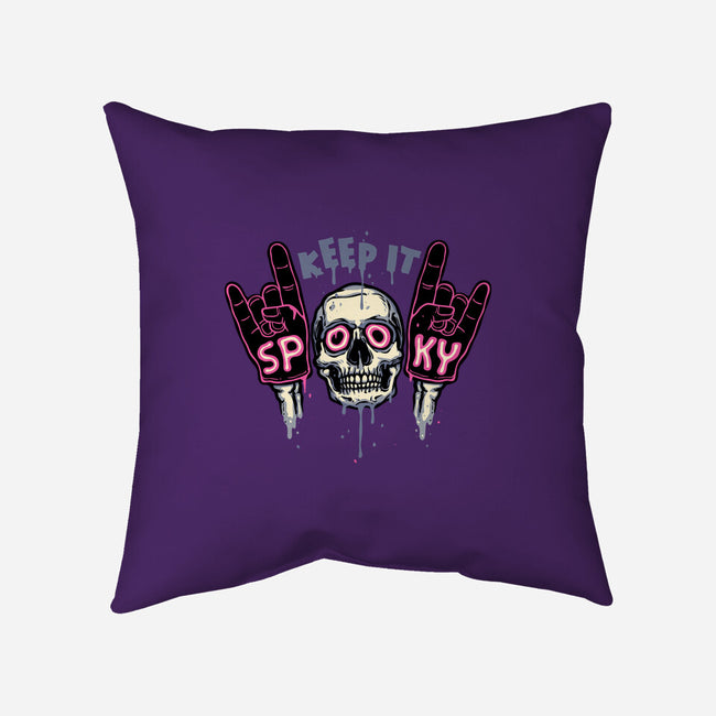 Keep It Spooky-None-Removable Cover w Insert-Throw Pillow-glitchygorilla