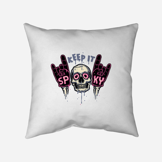 Keep It Spooky-None-Removable Cover w Insert-Throw Pillow-glitchygorilla