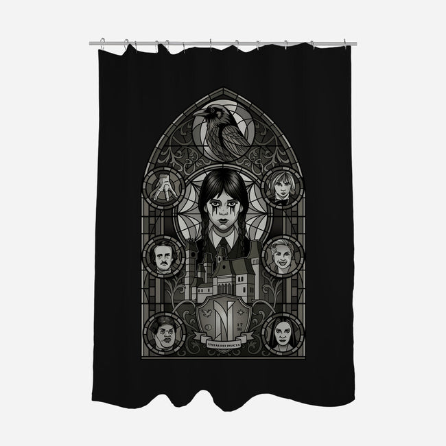 Stained Glass Of Outcasts-None-Polyester-Shower Curtain-daobiwan