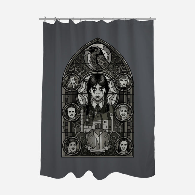Stained Glass Of Outcasts-None-Polyester-Shower Curtain-daobiwan