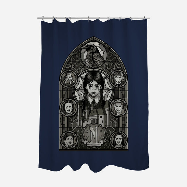 Stained Glass Of Outcasts-None-Polyester-Shower Curtain-daobiwan