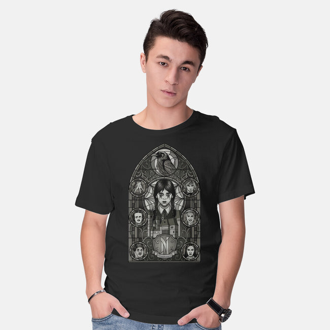 Stained Glass Of Outcasts-Mens-Basic-Tee-daobiwan