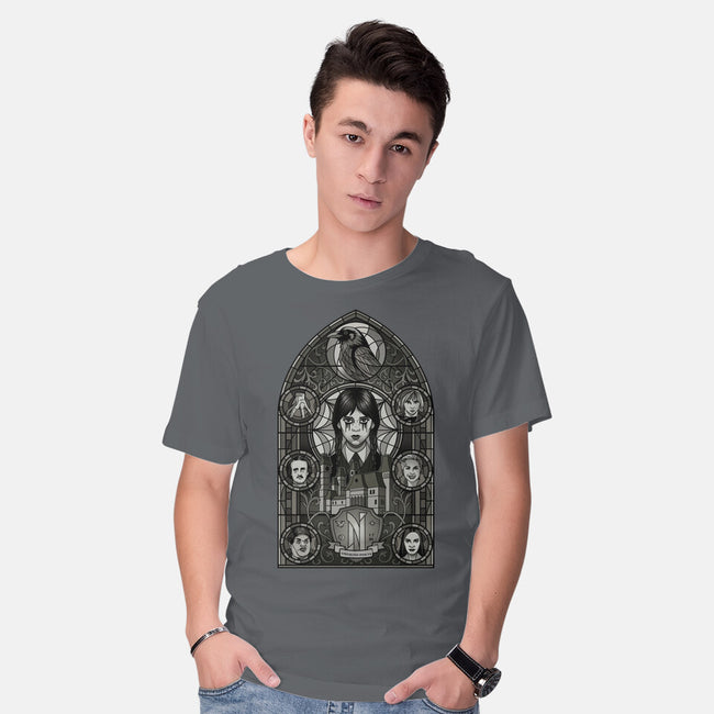 Stained Glass Of Outcasts-Mens-Basic-Tee-daobiwan