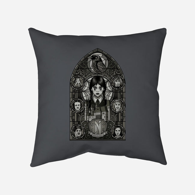 Stained Glass Of Outcasts-None-Removable Cover w Insert-Throw Pillow-daobiwan