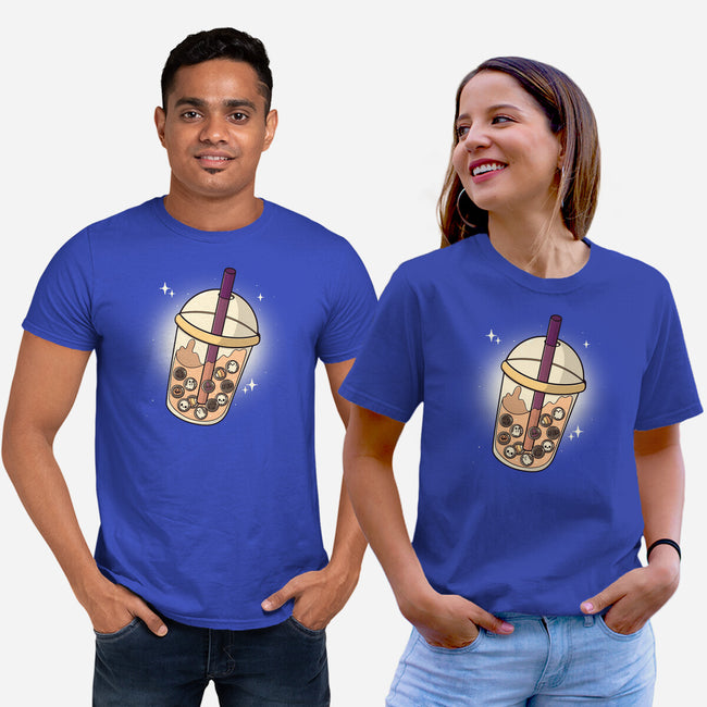 Bubble Halloween-Unisex-Basic-Tee-Freecheese