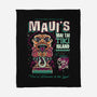 Maui's Mai Tai Tiki-None-Fleece-Blanket-Nemons