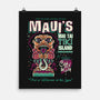 Maui's Mai Tai Tiki-None-Matte-Poster-Nemons
