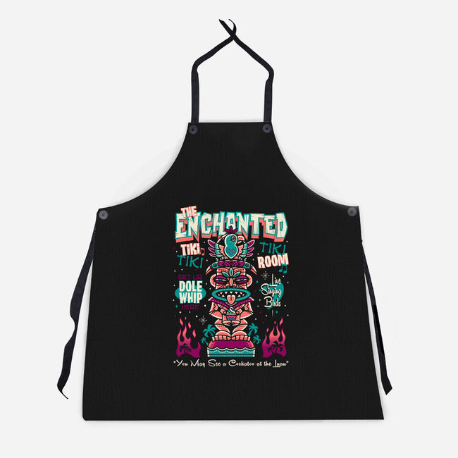 Enchanted Tiki-Unisex-Kitchen-Apron-Nemons