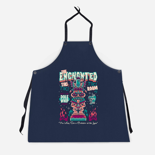 Enchanted Tiki-Unisex-Kitchen-Apron-Nemons
