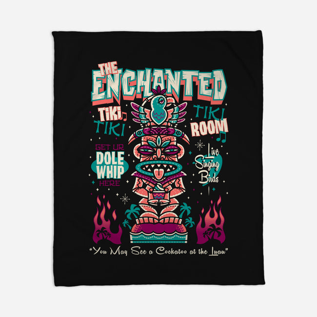 Enchanted Tiki-None-Fleece-Blanket-Nemons