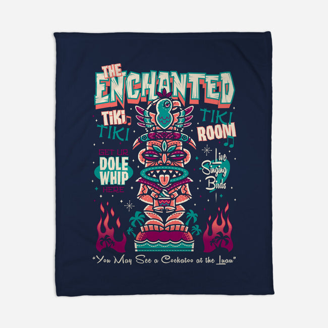 Enchanted Tiki-None-Fleece-Blanket-Nemons
