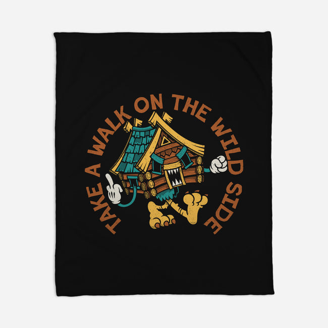Take A Walk On The Wild Side-None-Fleece-Blanket-Nemons