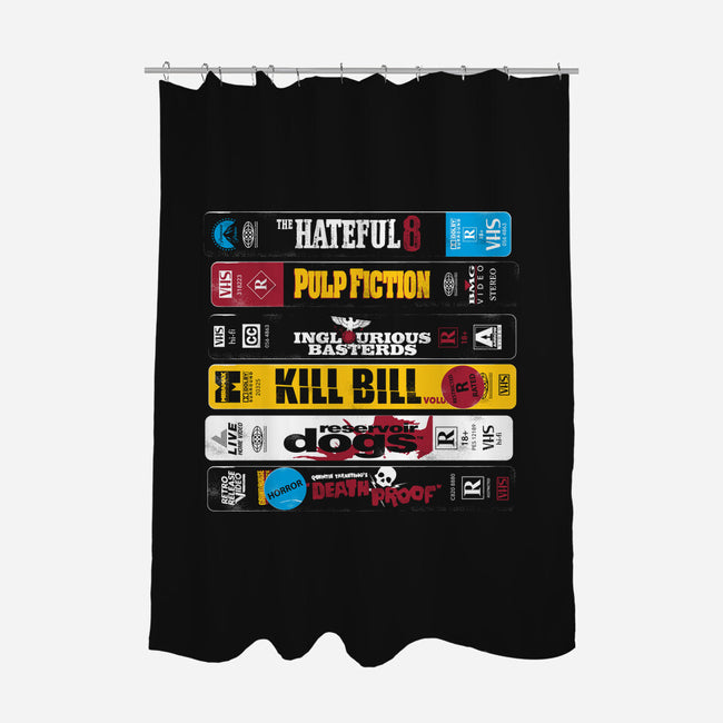 VHS Pulp-None-Polyester-Shower Curtain-Nemons