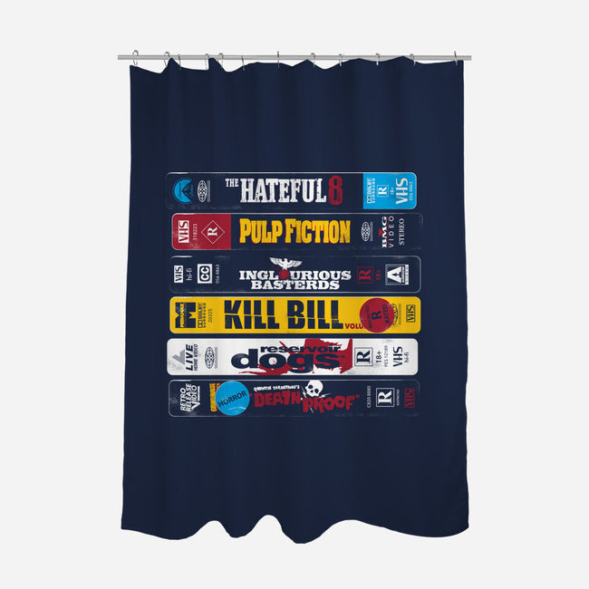 VHS Pulp-None-Polyester-Shower Curtain-Nemons