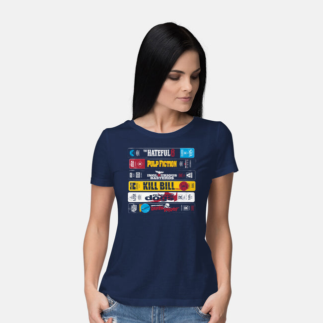 VHS Pulp-Womens-Basic-Tee-Nemons