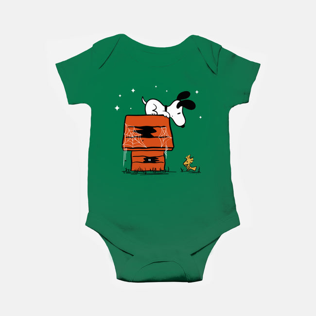 Haunted Doghouse-Baby-Basic-Onesie-damglynn