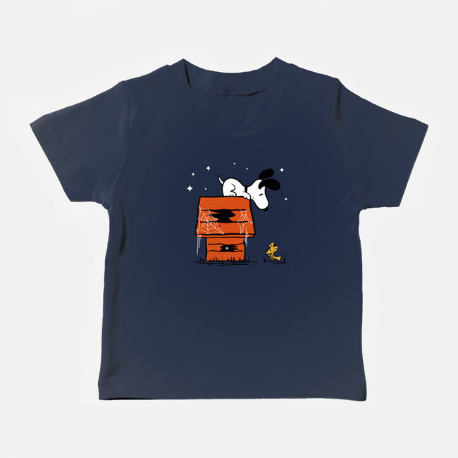 Haunted Doghouse-Baby-Basic-Tee-damglynn