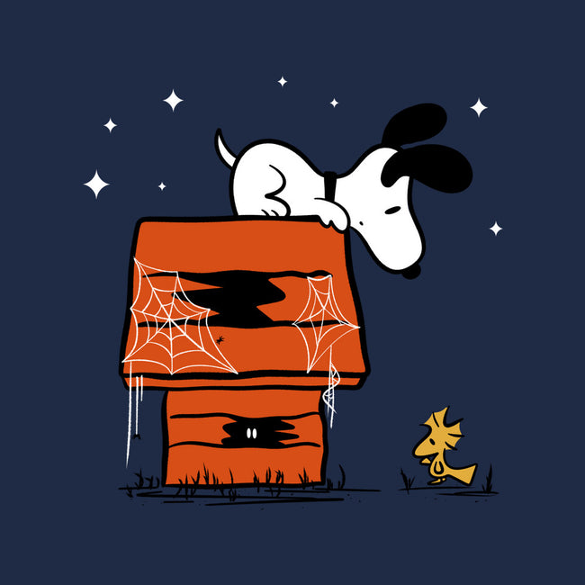Haunted Doghouse-Mens-Heavyweight-Tee-damglynn