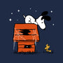 Haunted Doghouse-Mens-Heavyweight-Tee-damglynn