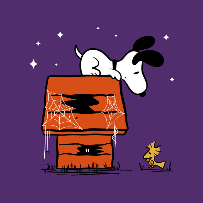 Haunted Doghouse-Womens-Fitted-Tee-damglynn