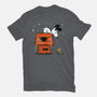 Haunted Doghouse-Womens-Fitted-Tee-damglynn