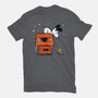 Haunted Doghouse-Mens-Heavyweight-Tee-damglynn