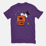 Haunted Doghouse-Womens-Fitted-Tee-damglynn