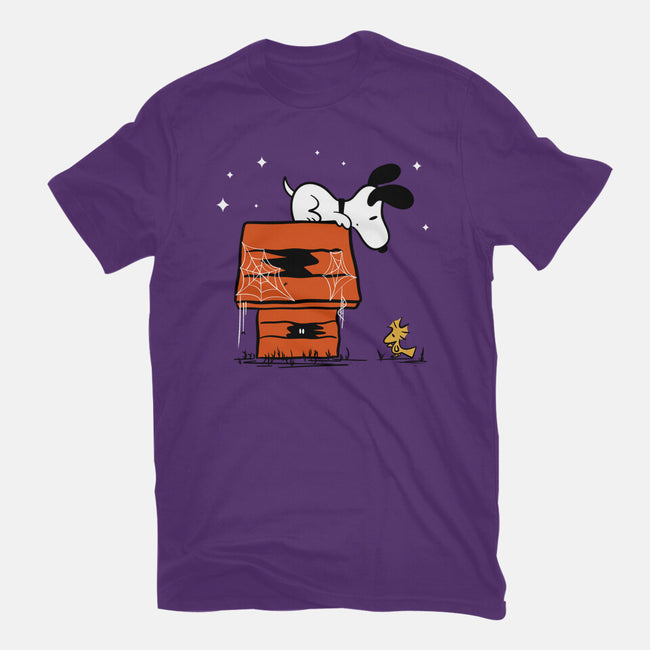 Haunted Doghouse-Womens-Basic-Tee-damglynn