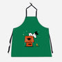 Haunted Doghouse-Unisex-Kitchen-Apron-damglynn