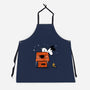 Haunted Doghouse-Unisex-Kitchen-Apron-damglynn