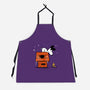 Haunted Doghouse-Unisex-Kitchen-Apron-damglynn