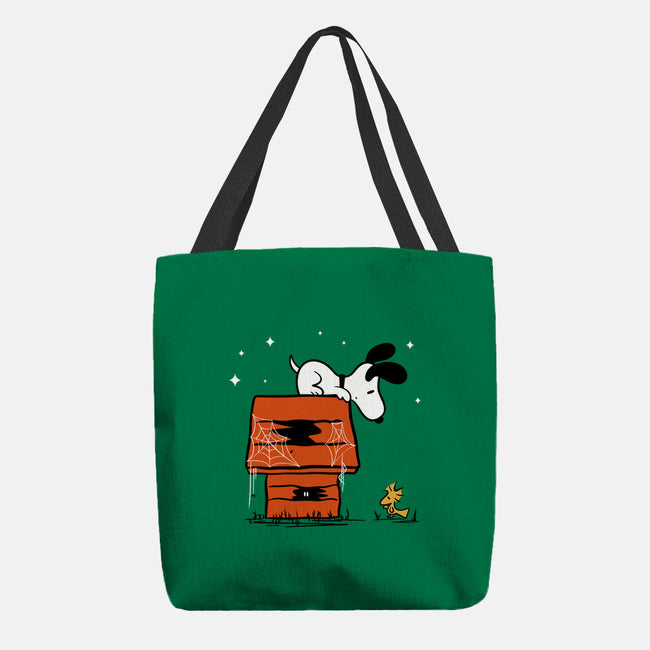 Haunted Doghouse-None-Basic Tote-Bag-damglynn