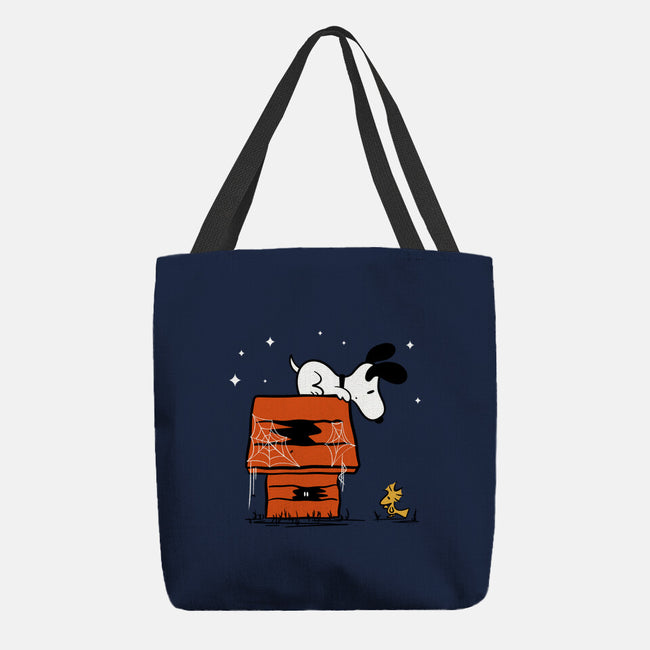Haunted Doghouse-None-Basic Tote-Bag-damglynn
