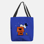 Haunted Doghouse-None-Basic Tote-Bag-damglynn
