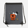 Haunted Doghouse-None-Drawstring-Bag-damglynn