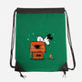 Haunted Doghouse-None-Drawstring-Bag-damglynn