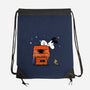 Haunted Doghouse-None-Drawstring-Bag-damglynn