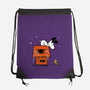 Haunted Doghouse-None-Drawstring-Bag-damglynn
