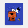 Haunted Doghouse-None-Stretched-Canvas-damglynn